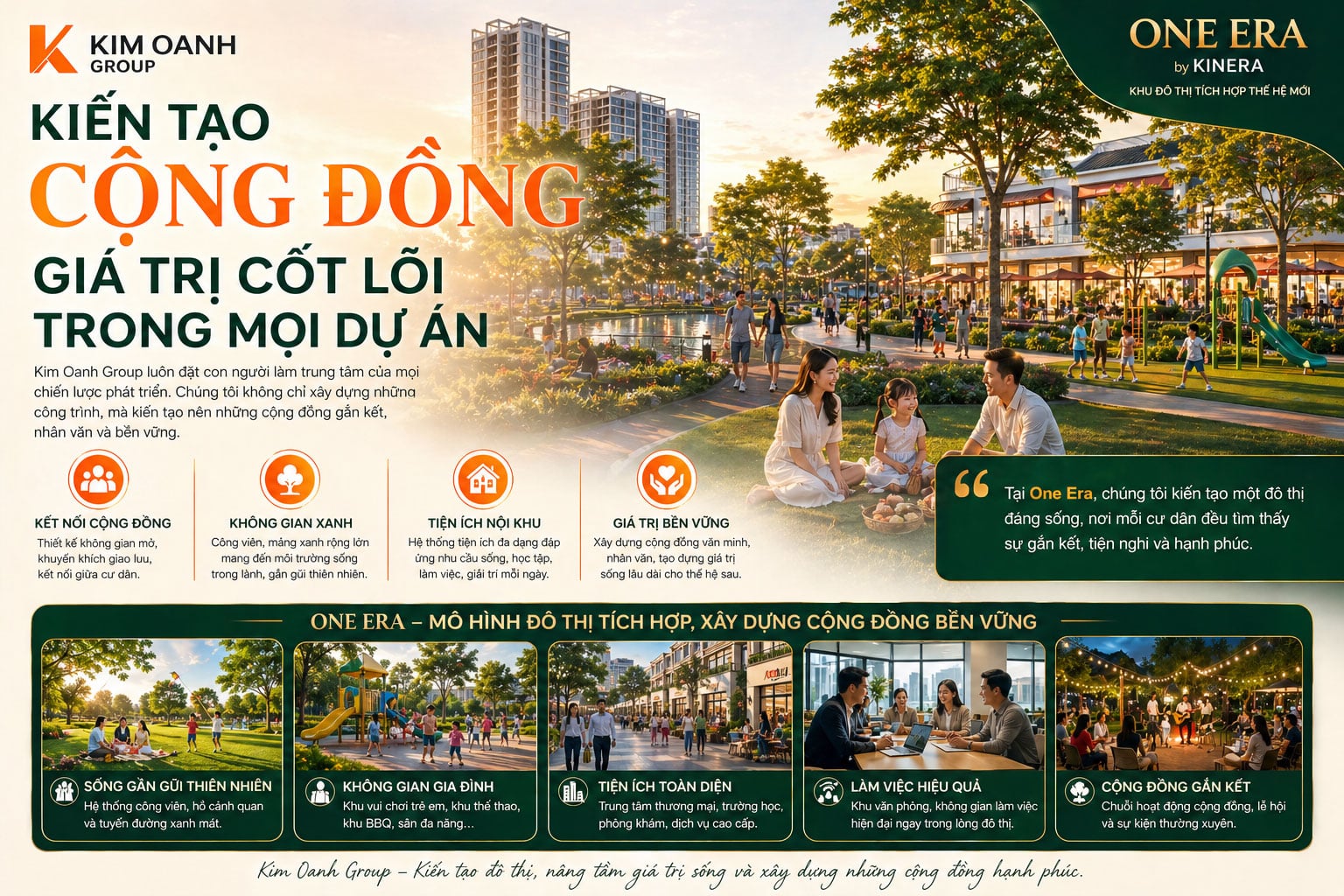 Kiến tạo cộng đồng – giá trị cốt lõi trong mọi dự án