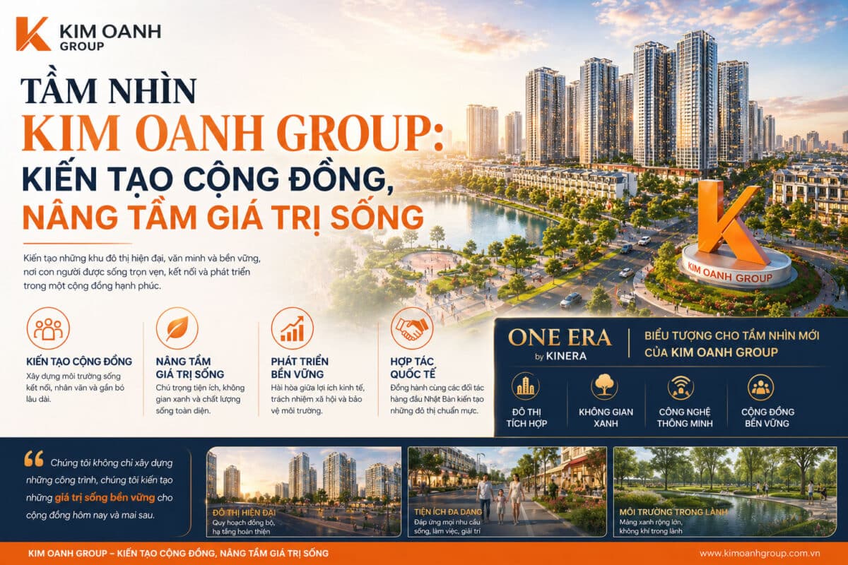 Tầm nhìn Kim Oanh Group: Kiến tạo cộng đồng, nâng tầm giá trị sống