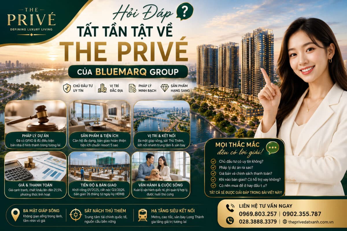 Hỏi Đáp Tất Tần Tật Về The Privé Của Bluemarq Group