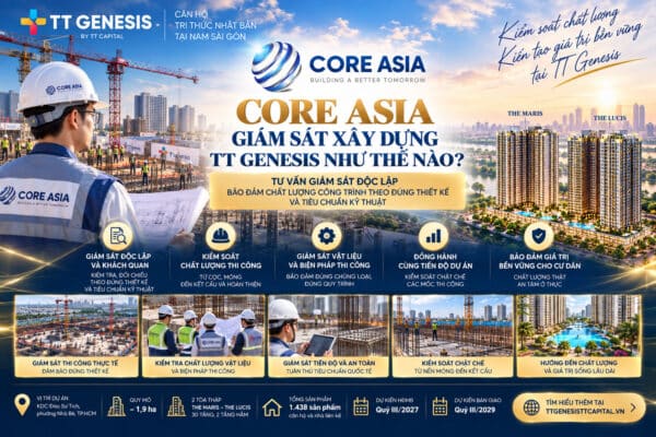 CORE ASIA Giám Sát Xây Dựng TT Genesis Như Thế Nào?