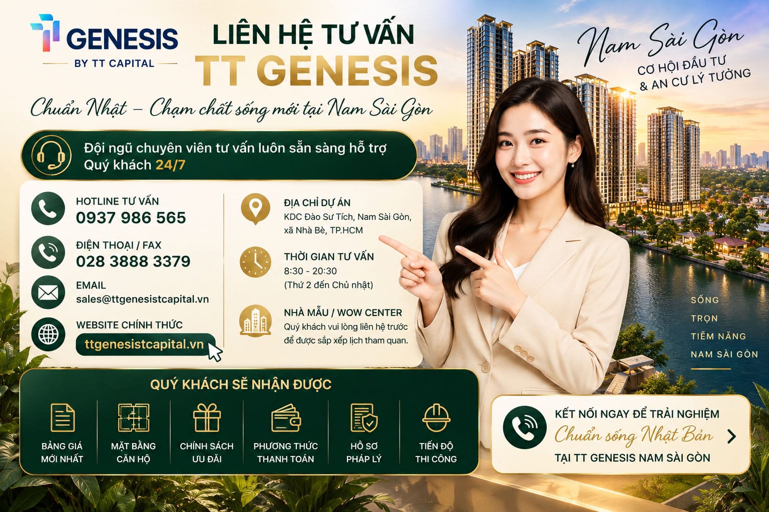 Thông tin liên hệ chính thức