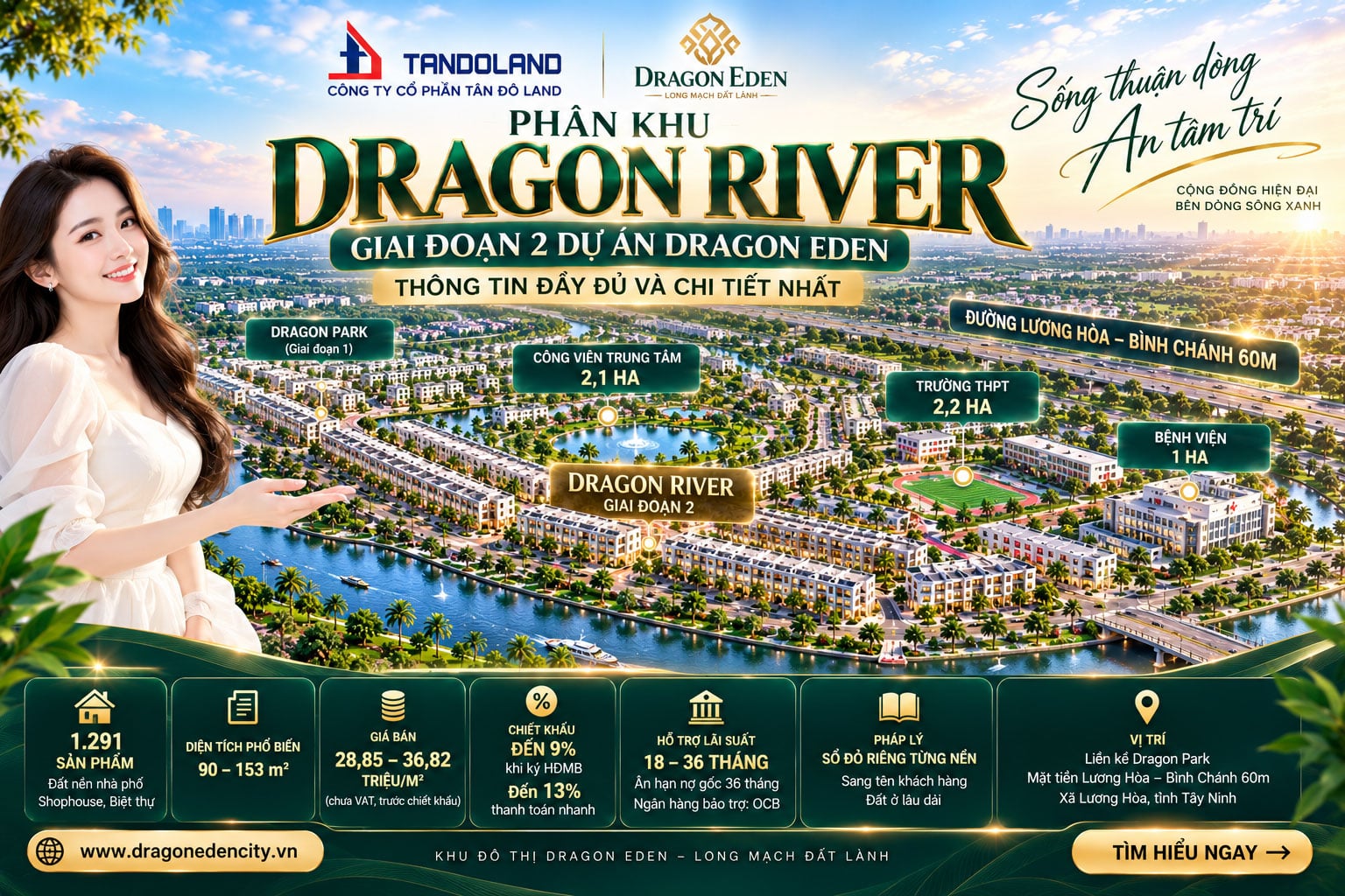 Dragon River – Phân Khu “Sống Thuận Dòng, An Tâm Trí” Của Dragon Eden