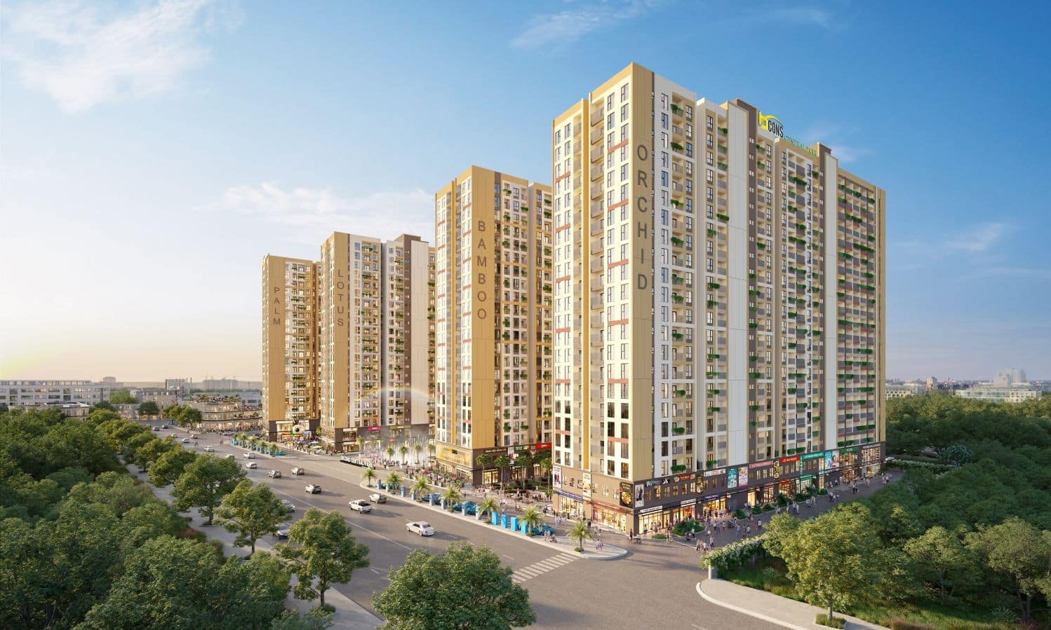 Phối cảnh dự án Bcons Central Park